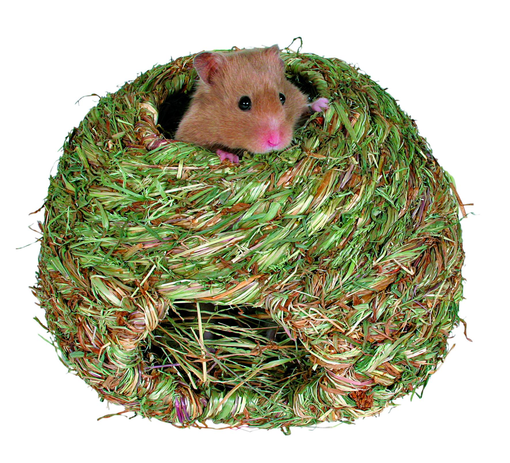 Trixie Nagerzubehör Grasnest für Mäuse/Hamster ø16cm