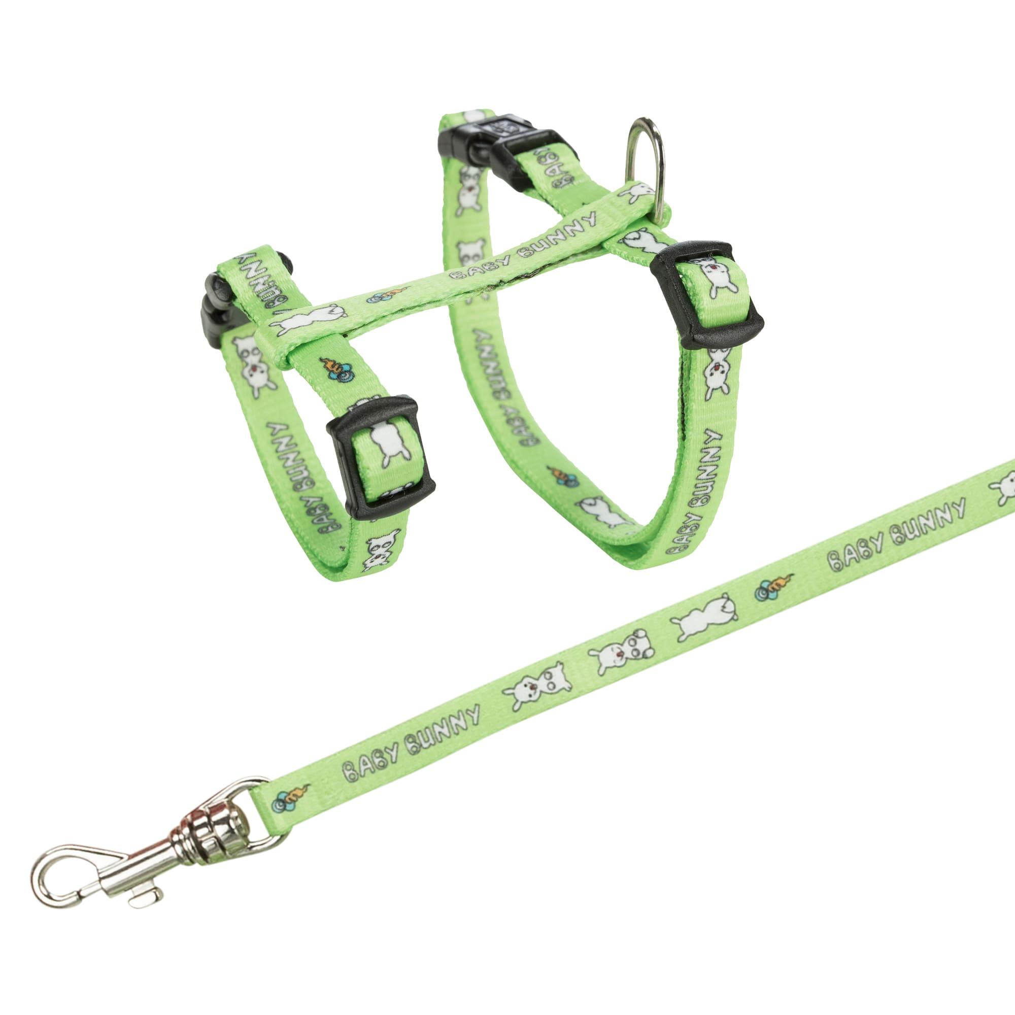 Trixie Geschirr mit Leine für kleine Kaninchen 20-33 cm / 8 mm