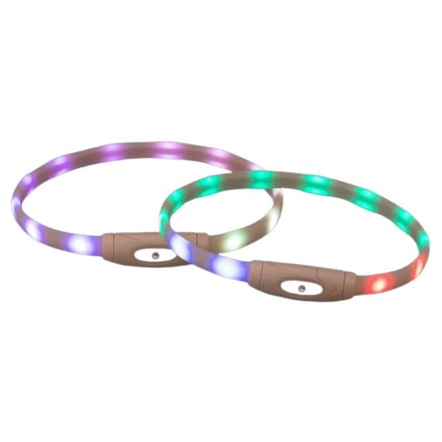 Trixie Hundezubehör Flash Leuchtring USB XS-XL 65cm/ø16mm