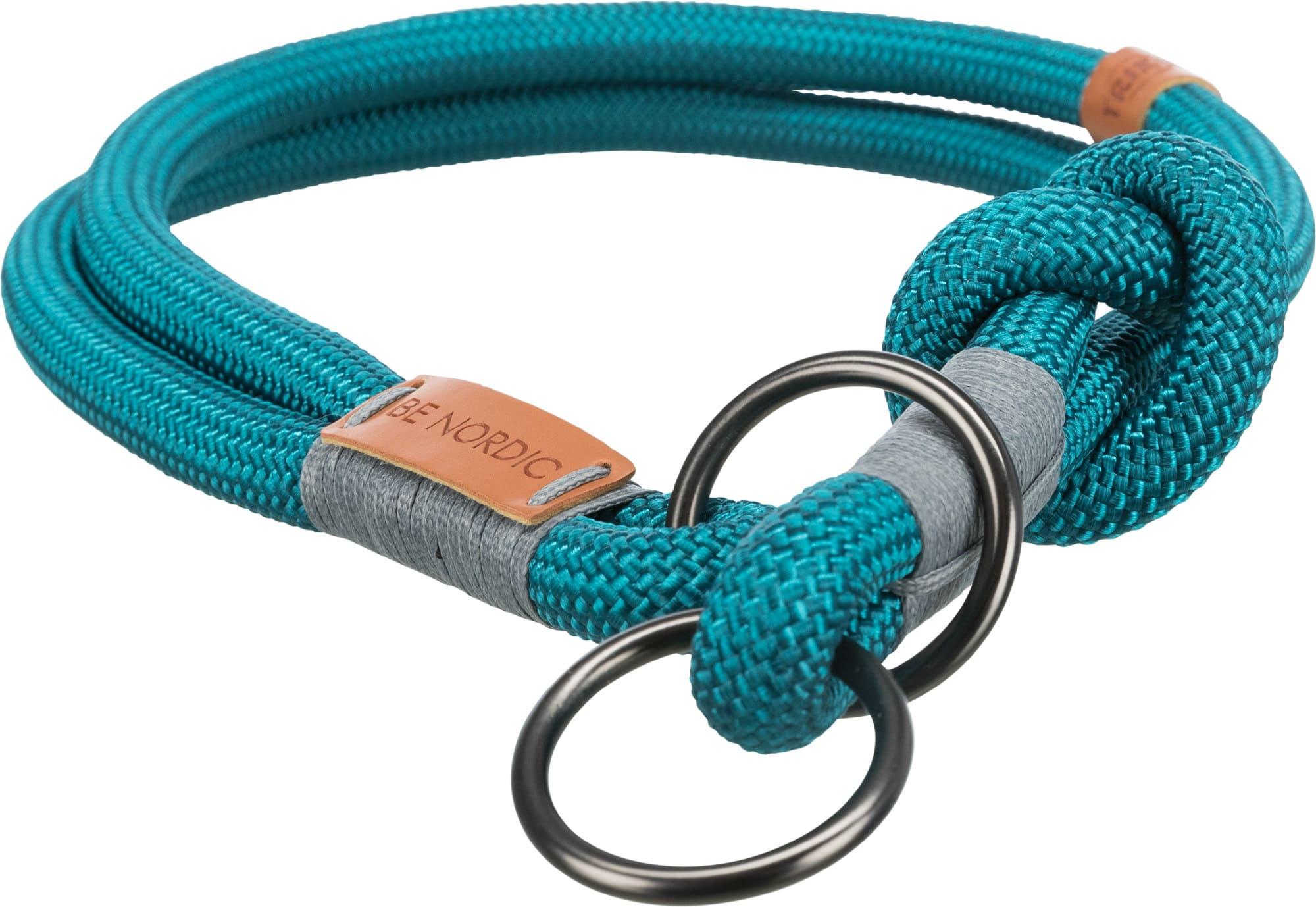 Trixie BE NORDIC Zug-Stopp-HB S-M petrol/hellgrau 40 cm/ø 8 mm Hundezubehör