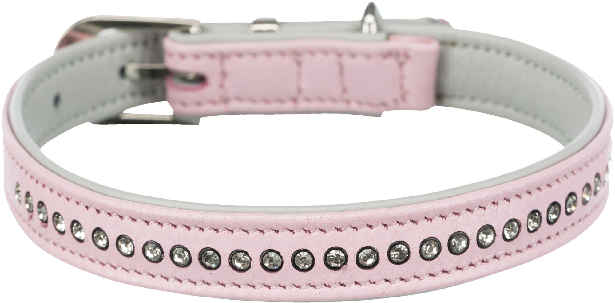 Trixie Active Comfort Halsband mit Strass XXS-XS Hundezubehör rosa