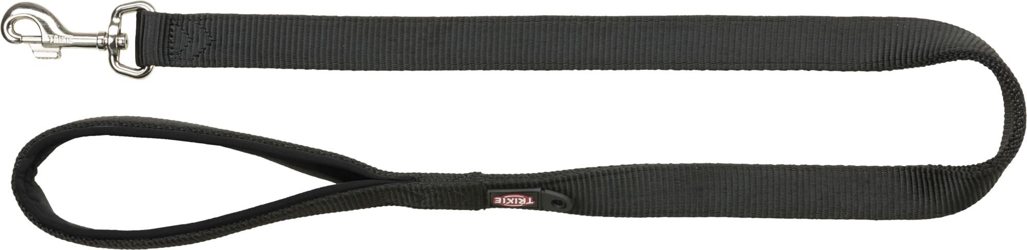 Trixie Hundeleine Premium schwarz L-XL 1 Meter / 25 mm Hunde Zubehör