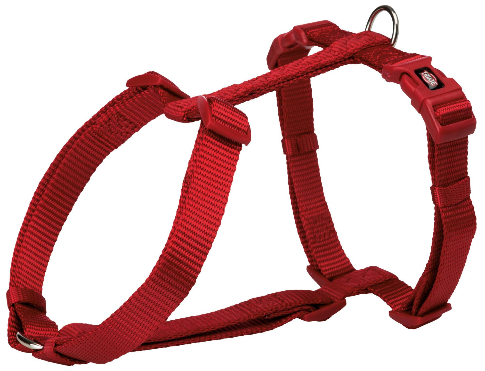 Trixie H-Geschirr Premium rot XS-S 30-40 cm / 10 mm Hunde Zubehör