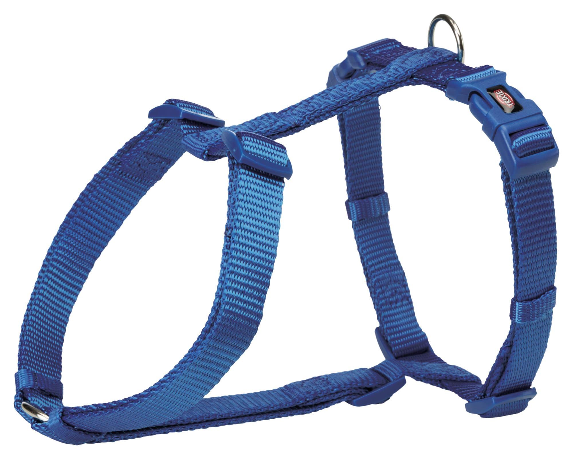 Trixie H-Geschirr Premium blau M-L 50-75 cm / 25 mm Hunde Zubehör