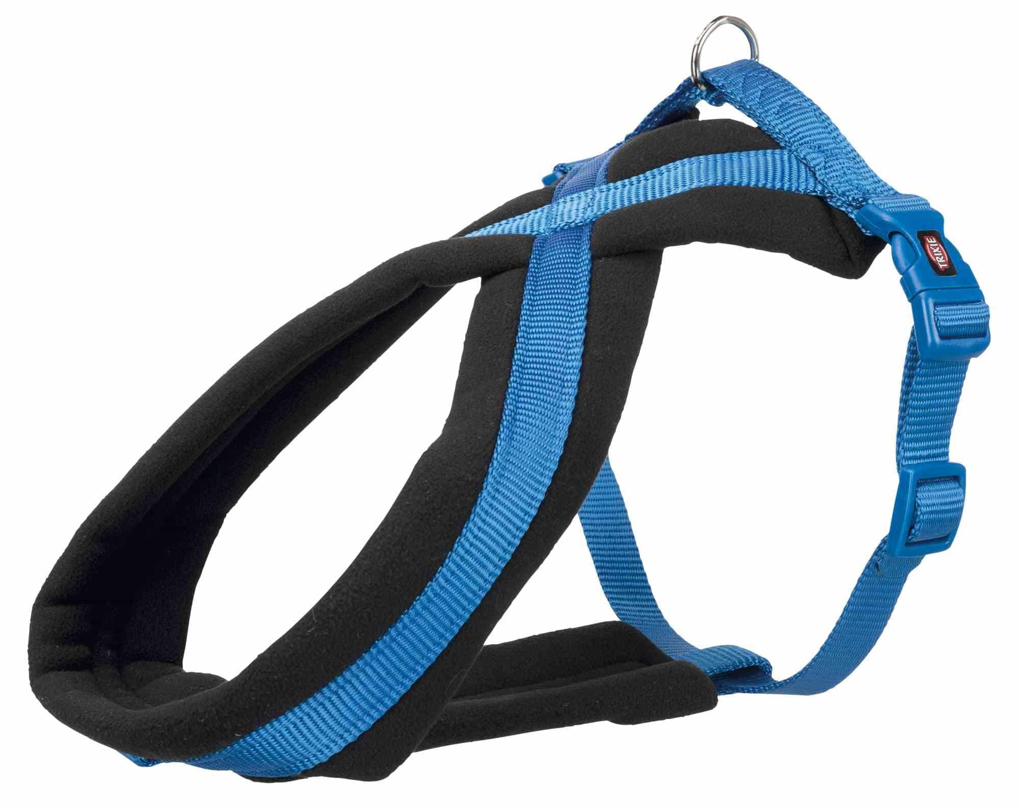 Trixie Touren-Geschirr Premium blau M 45-70 cm / 25 mm Hunde Zubehör