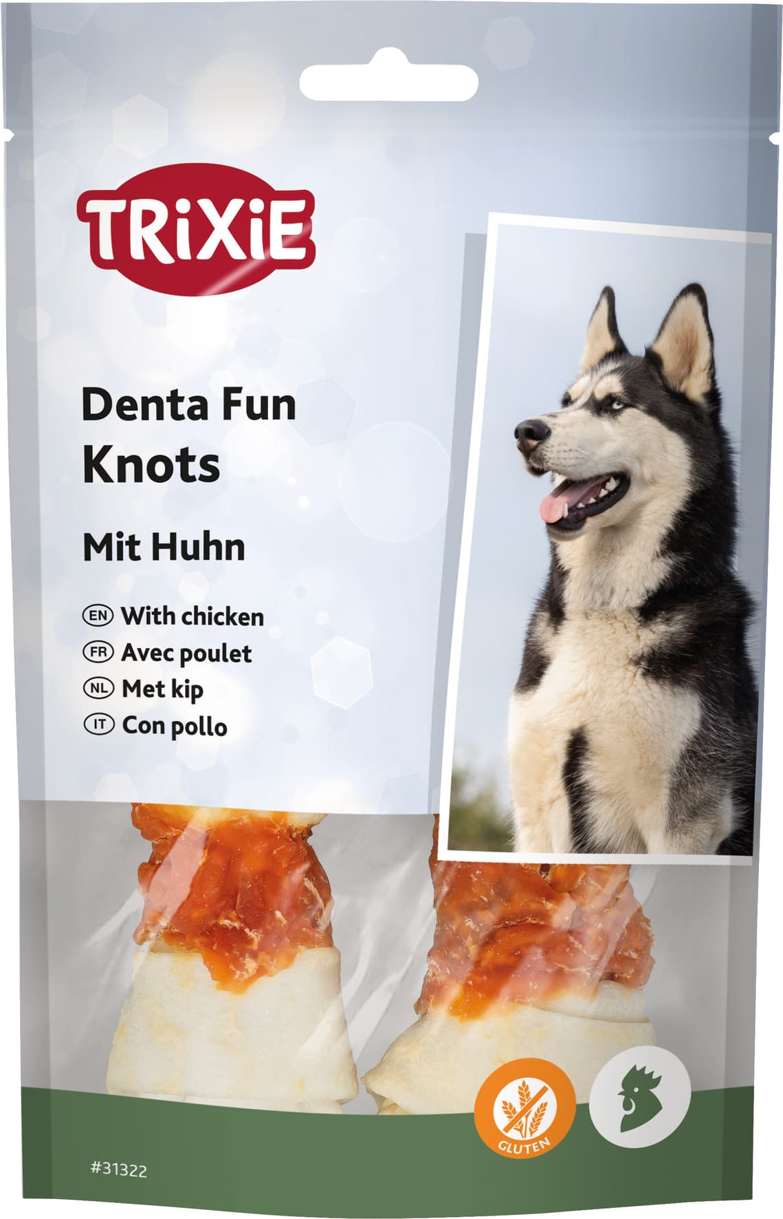 Trixie Hundesnack DentaFun Kauknoten Huhn