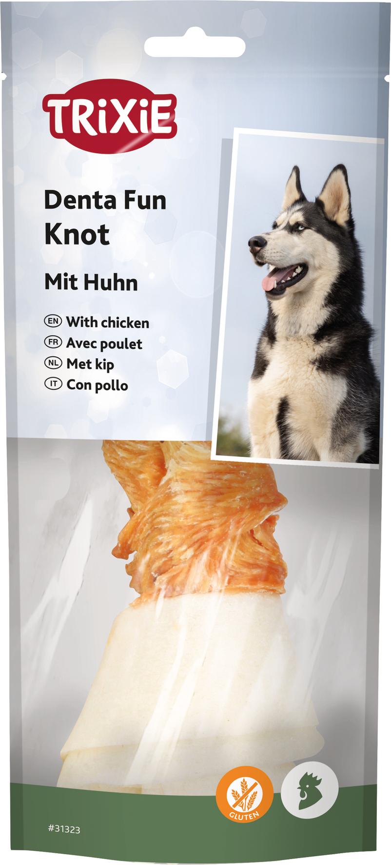 Trixie Hundesnack DentaFun Kauknoten Huhn