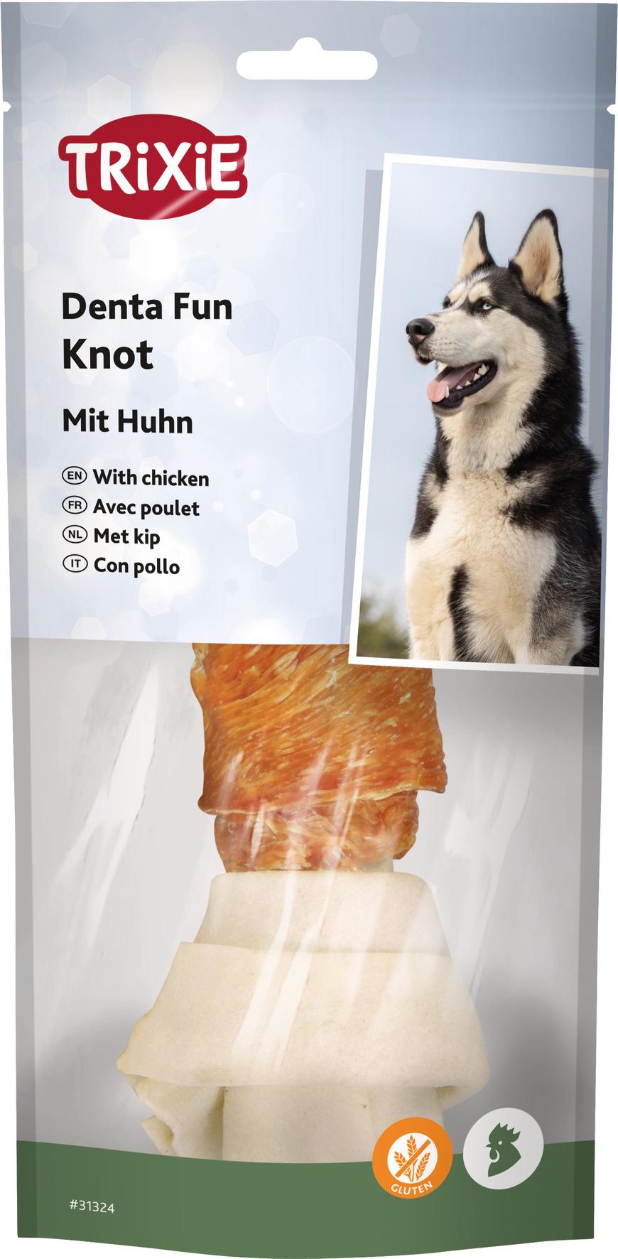 Trixie Hundesnack DentaFun Kauknoten Huhn