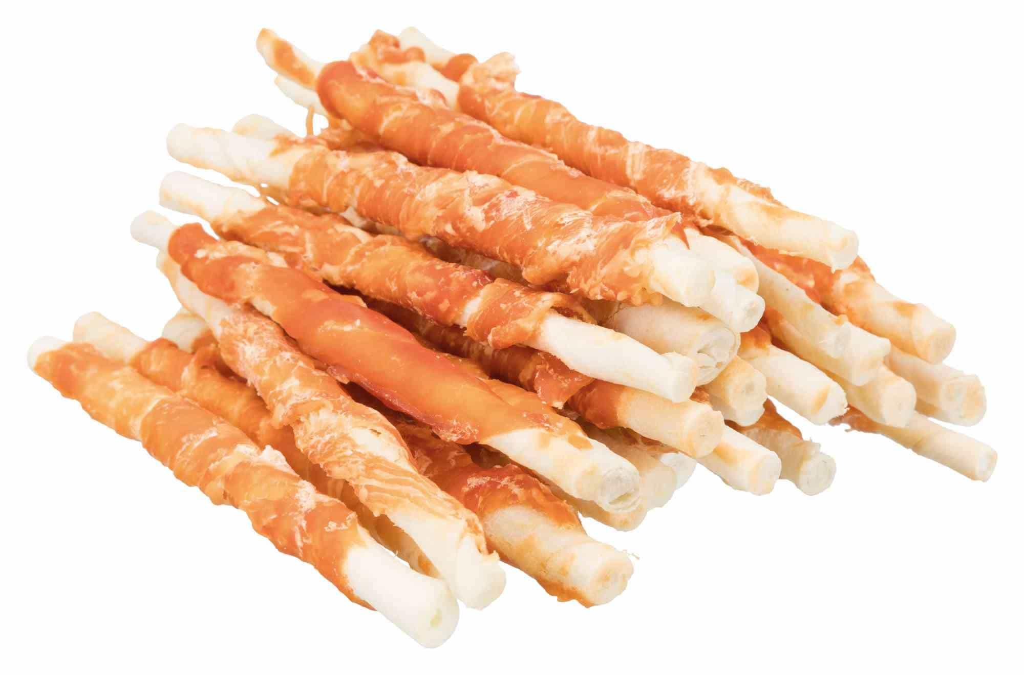 Trixie DentaFun Kaurollen Huhn 12 cm / 240 g / 30 Stück Hunde Kauspaß