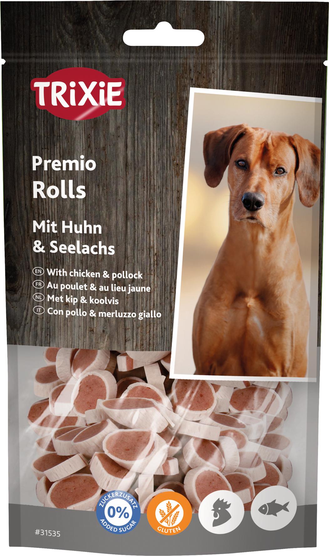 Trixie Hundesnack Premio Rolls Hühnchen&Seelachs