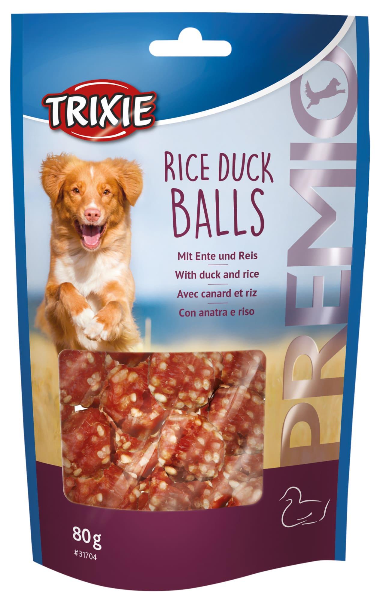 Trixie Premio Rice Duck Balls 80 g Hunde Snack