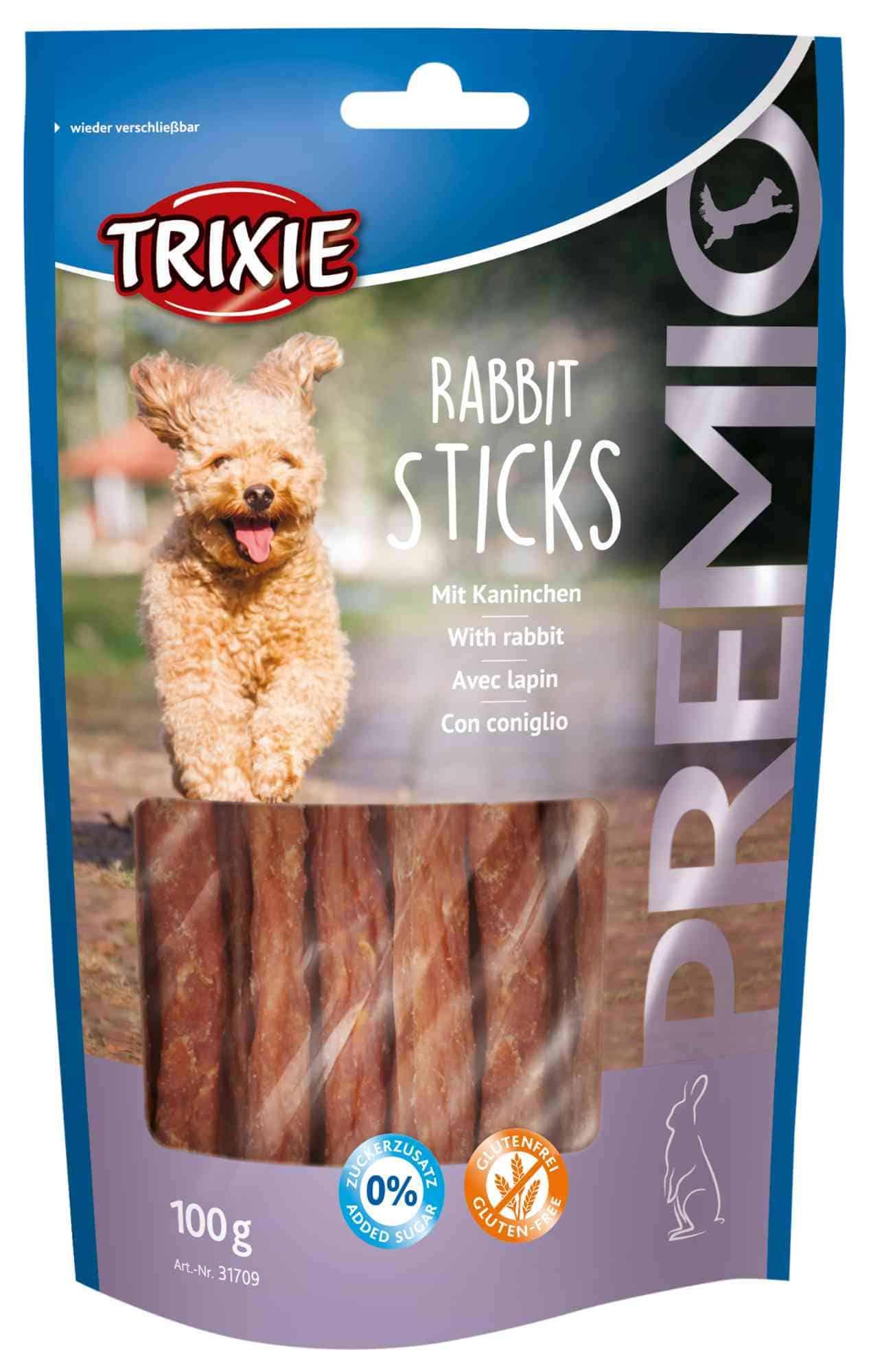 Trixie Premio Rabbit Sticks 100 g Kausnack für Hunde