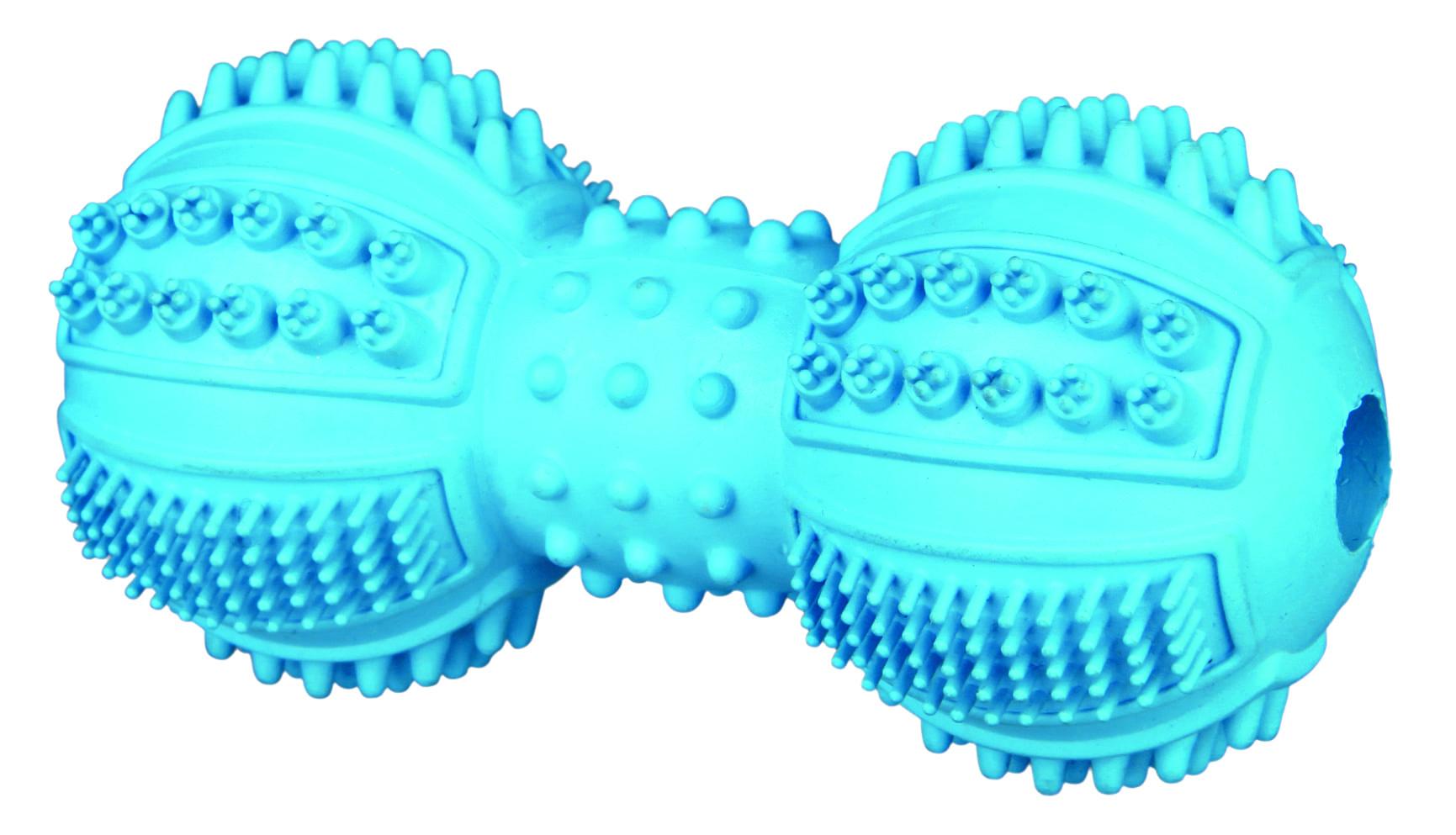 Trixie Naturgummi Hantel mit Noppen 9 cm Hunde Spielzeug