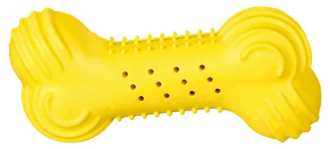 Trixie Naturgummi Kühl-Knochen sortierte Farben 11 cm Kühlendes Hunde Spielzeug