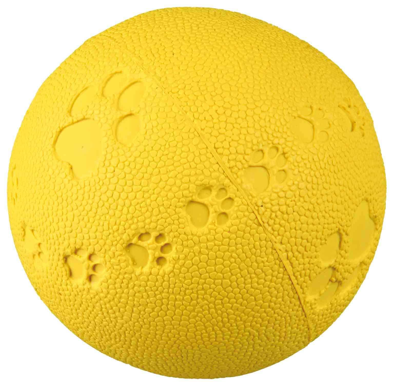 Trixie Naturgummi Spielball mit Squeaker ø 9 cm Hunde Spielzeug
