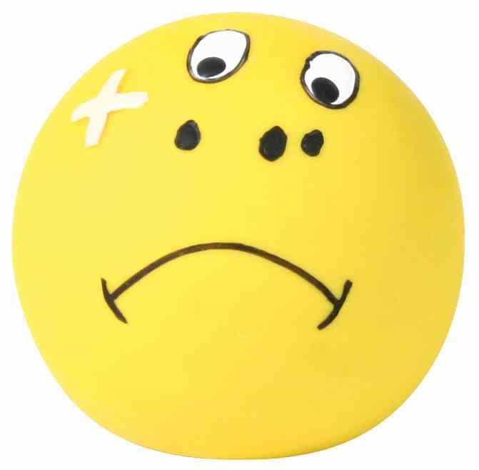 Trixie Latex Smiley mit Squeaker ø 6 cm Hunde Spielzeug
