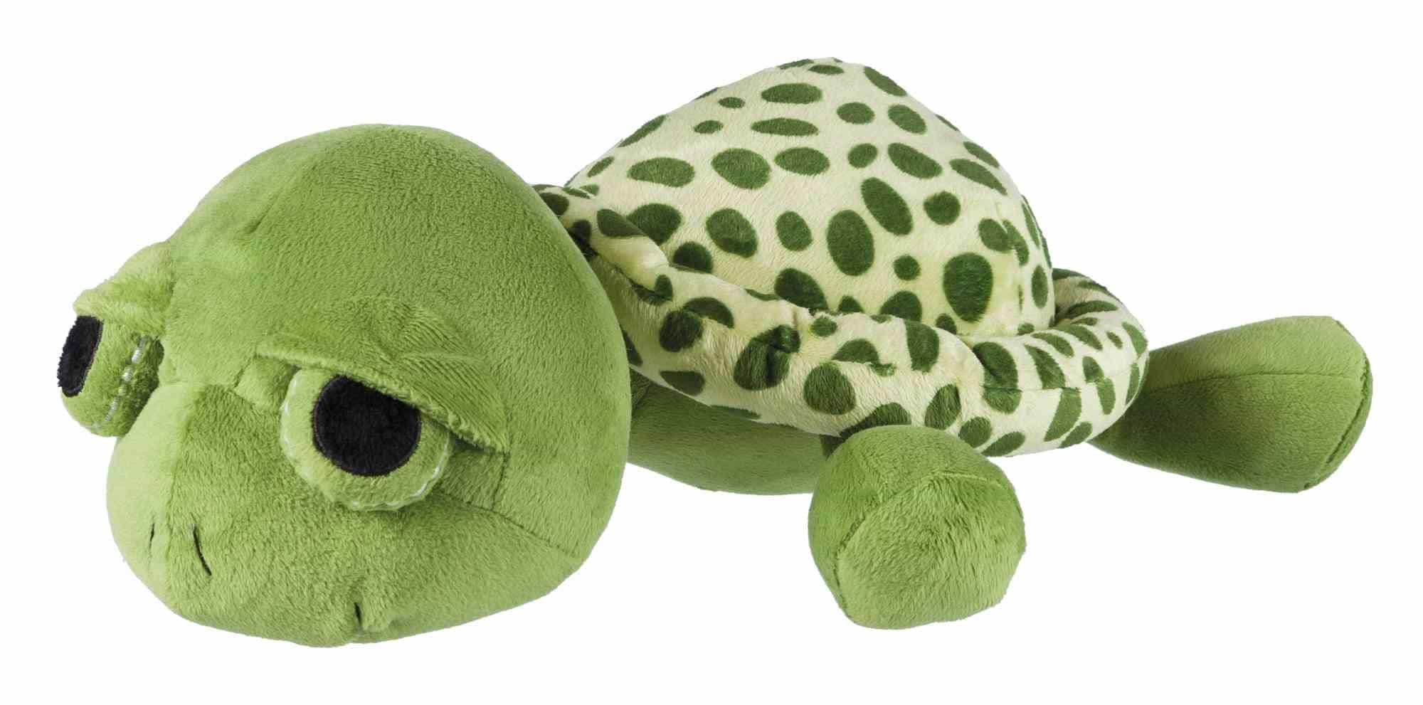 Trixie Plüsch Schildkröte mit Original-Tierstimme 40 cm Hunde Spielzeug