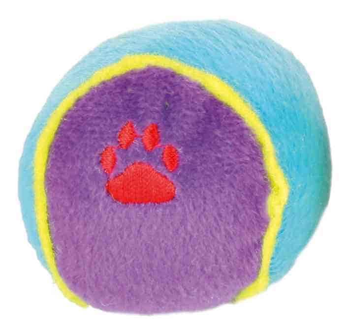 Trixie Plüsch Spielball mit Squeaker ø 6 cm Hunde Spielzeug