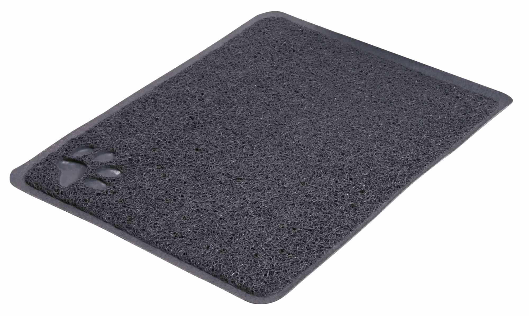 Trixie Vorleger für Katzentoiletten PVC anthrazit 37 × 45 cm Katzen Zubehör