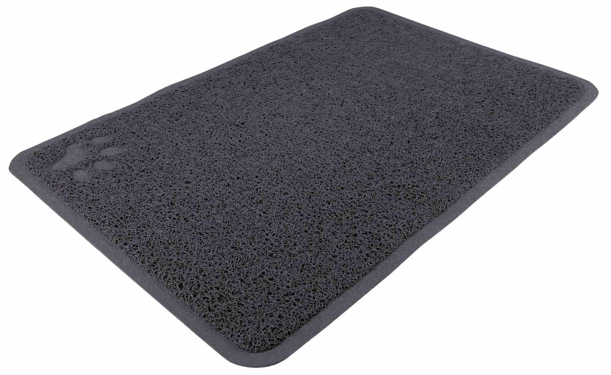 Trixie Vorleger für Katzentoiletten PVC anthrazit 40 × 60 cm Katzenzubehör