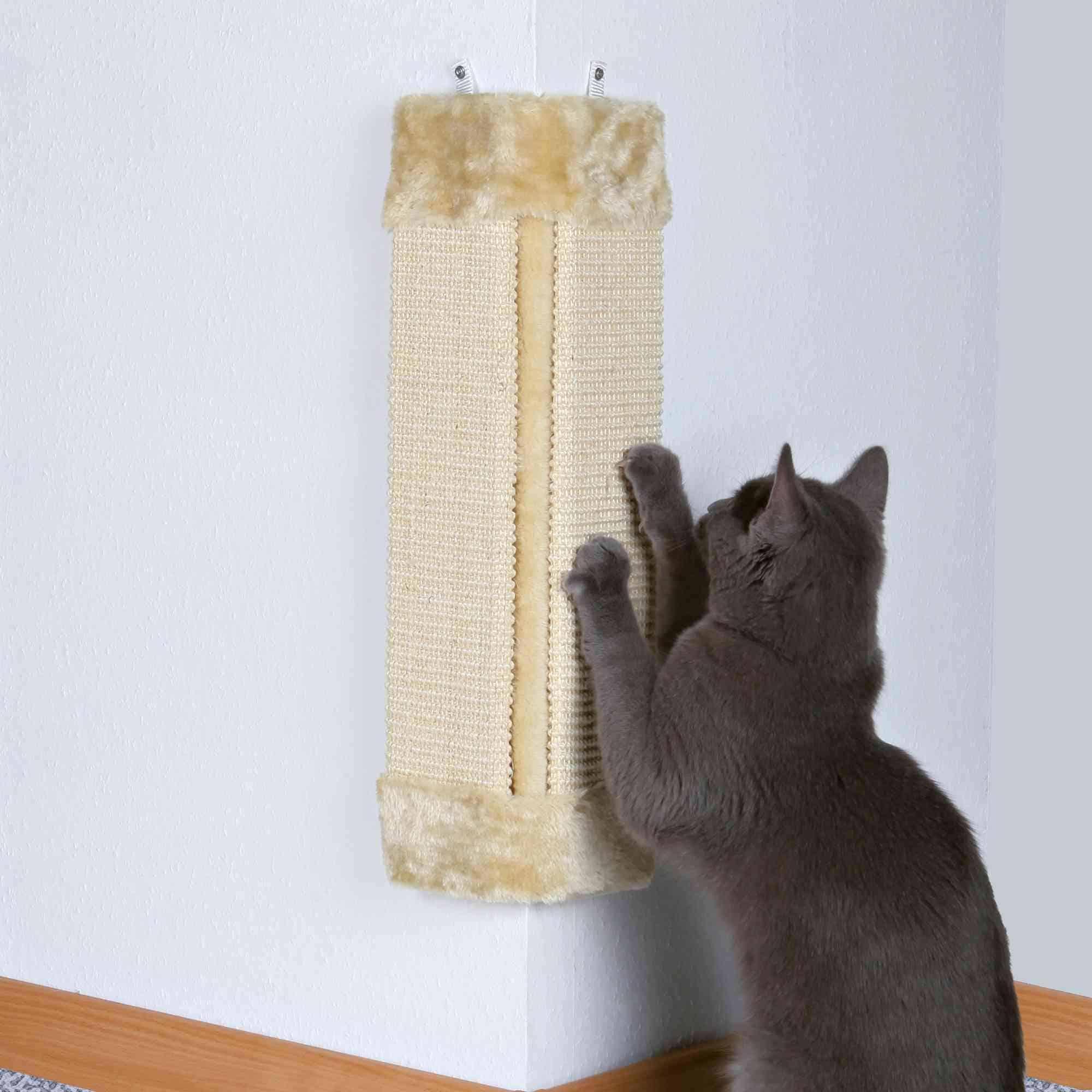 Trixie Kratzbrett-Ecke 23 x 49 cm natur/beige Katzenzubehör