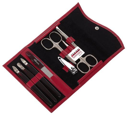 Produktbild AMBASSADOR Maniküre-Etui rot 8tlg. 2 von 4