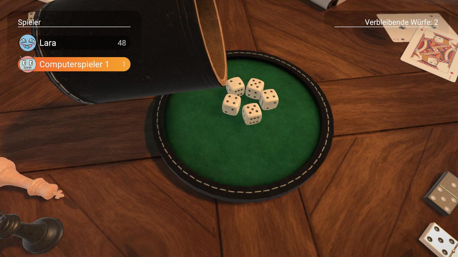 Produktbild 3 in 1 Spiele-Klassiker (Kniffel, DOG, Mensch ärgere dich nicht) 4 von 5