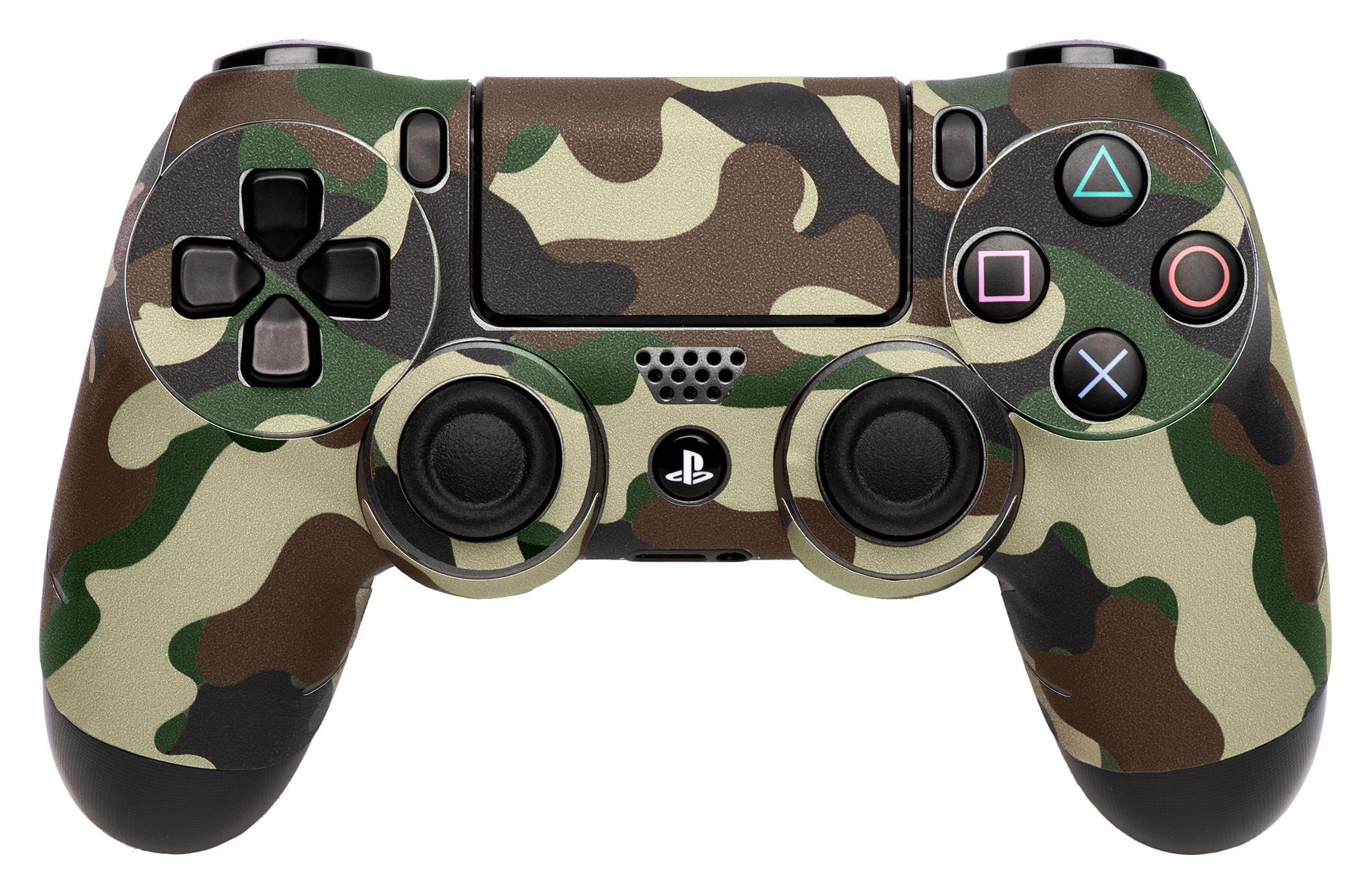 Skins - Sticker für PS4 Controller (Camo Green)