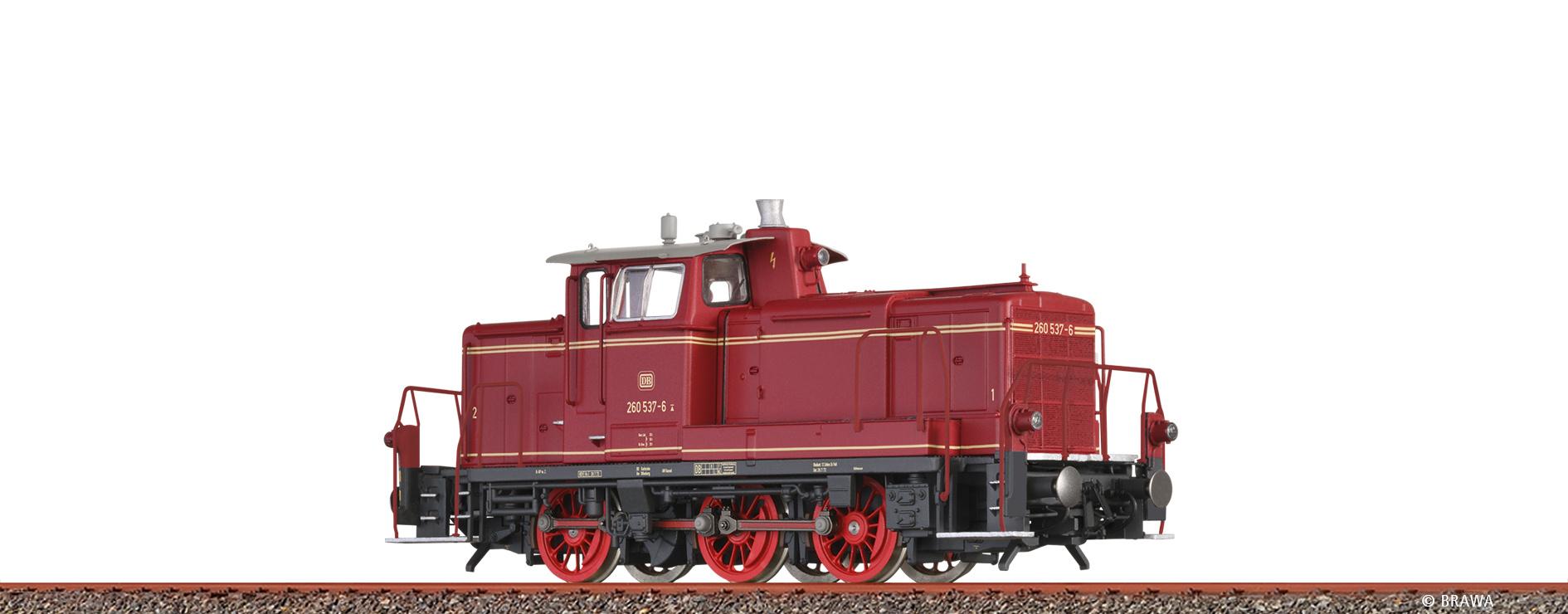 BRAWA H0 42420  - DIESELLOK BR 260 DER DB Gleichstrom Analog BASIC+
