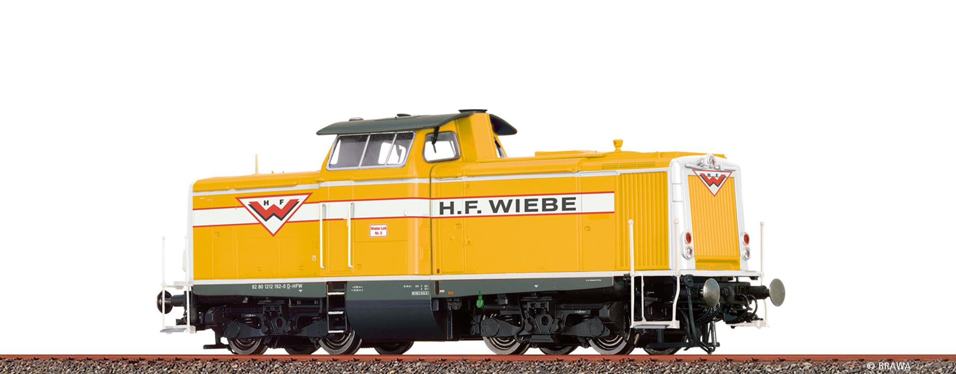 BRAWA H0 42890  - DIESELLOK BR 212 DER WIEBE Gleichstrom Digital EXTRA