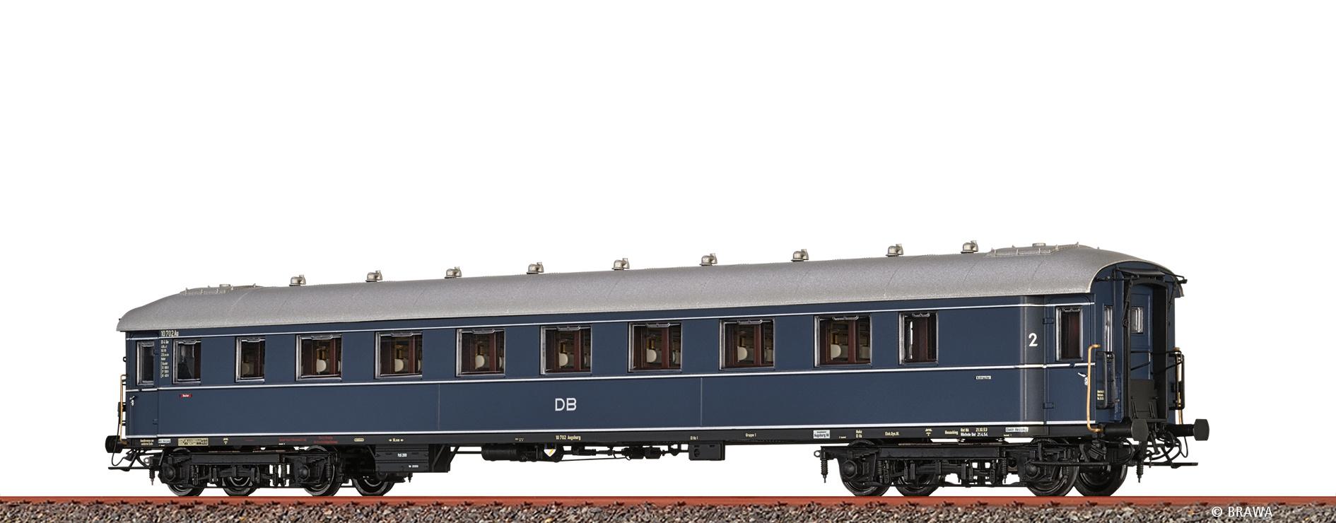 BRAWA H0 46410  - SCHNELLZUGWAGEN B4ÜE-28/ 52 „F-ZUGWAGEN” DER DB