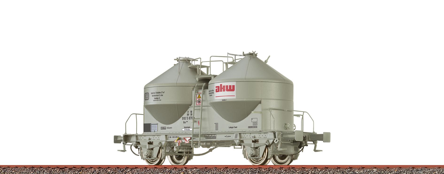 BRAWA H0 50571  - STAUBBEHÄLTERWAGEN UCS 908"AKW"DER DB AG