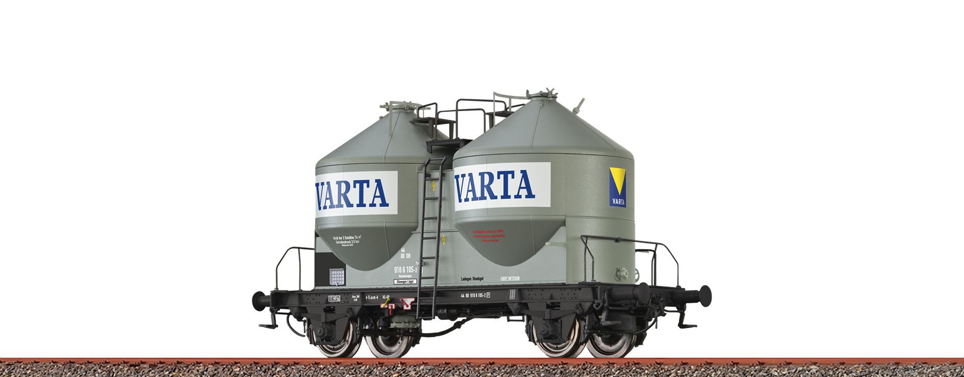 BRAWA H0 50577  - STAUBBEHÄLTERWAGEN USC 909"VARTA"DER DB