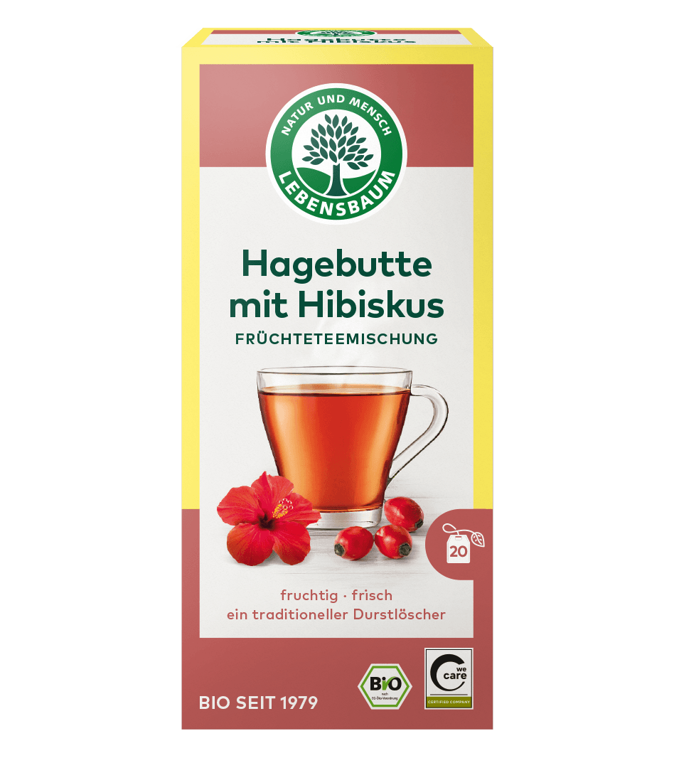 Lebensbaum Bio Hagebutte mit Hibiskus Tee