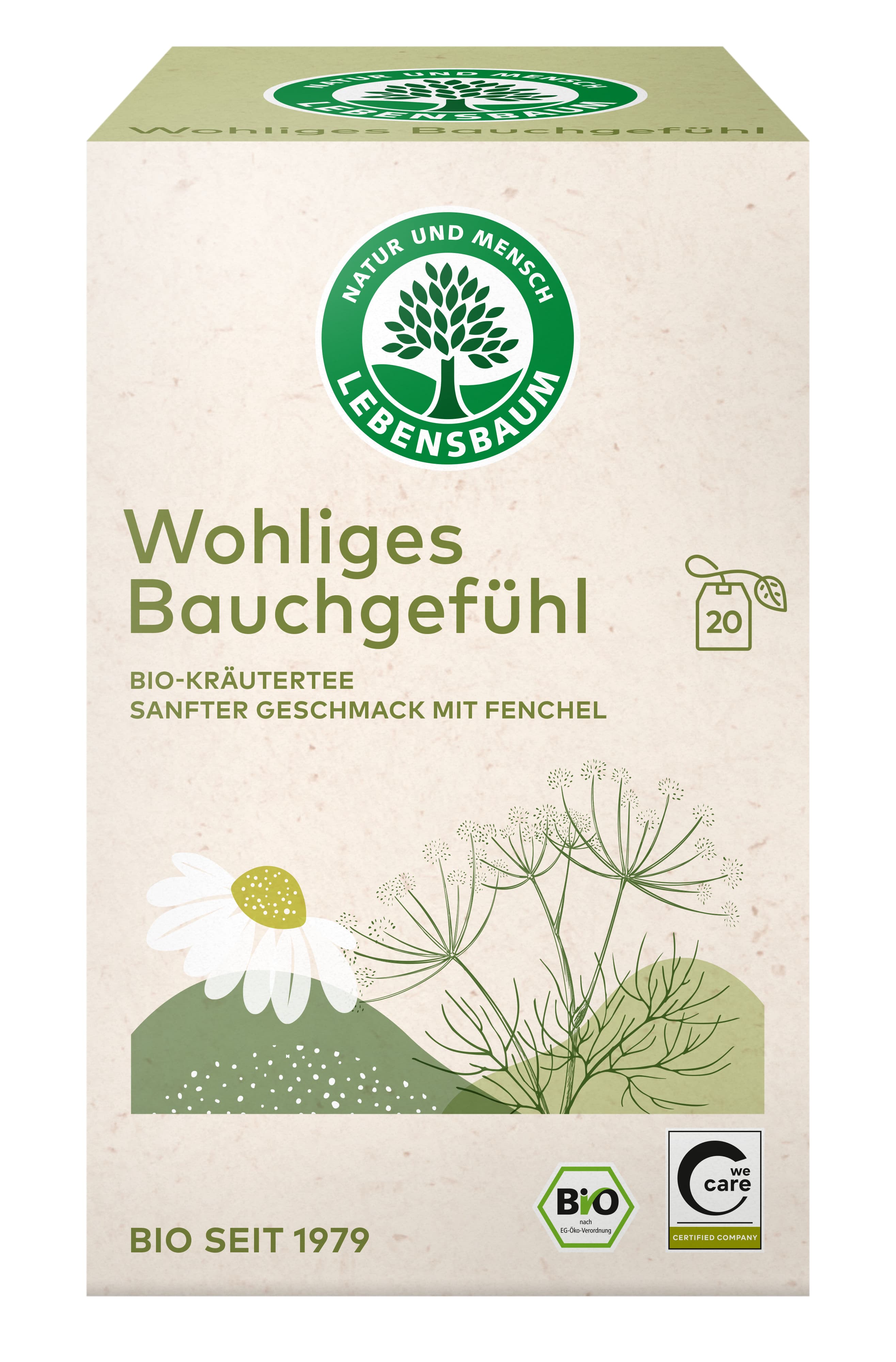 Lebensbaum Bio Kräutertee Wohliges Bauchgefühl