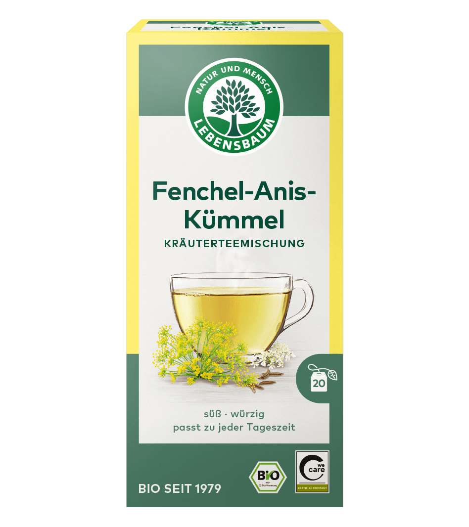 Lebensbaum Bio Kräutertee Fenchel Anis Kümmel