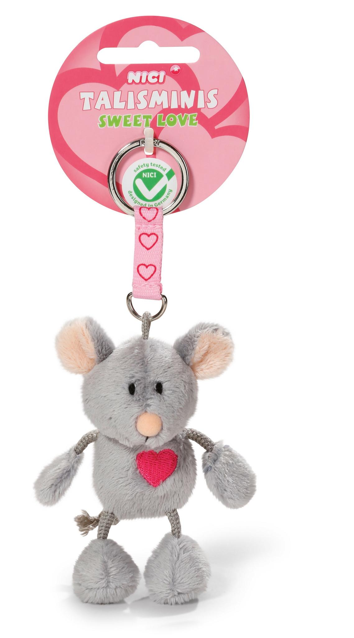 NICI Schlüsselanhänger Maus Talisminis 7cm