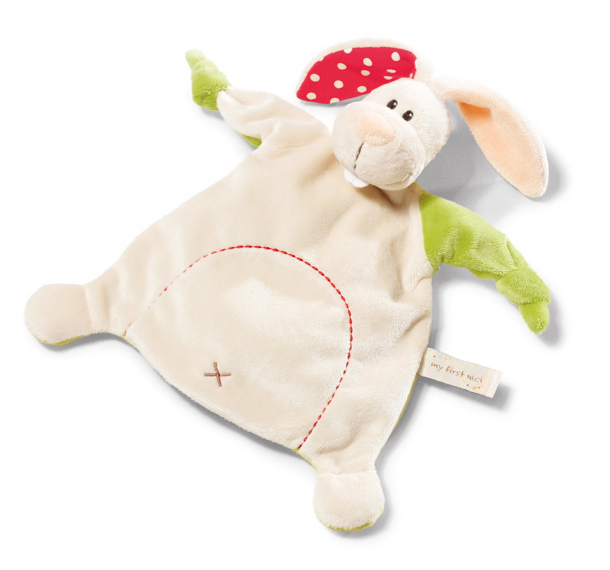 NICI Schmusetuch Hase 25x25cm 39679