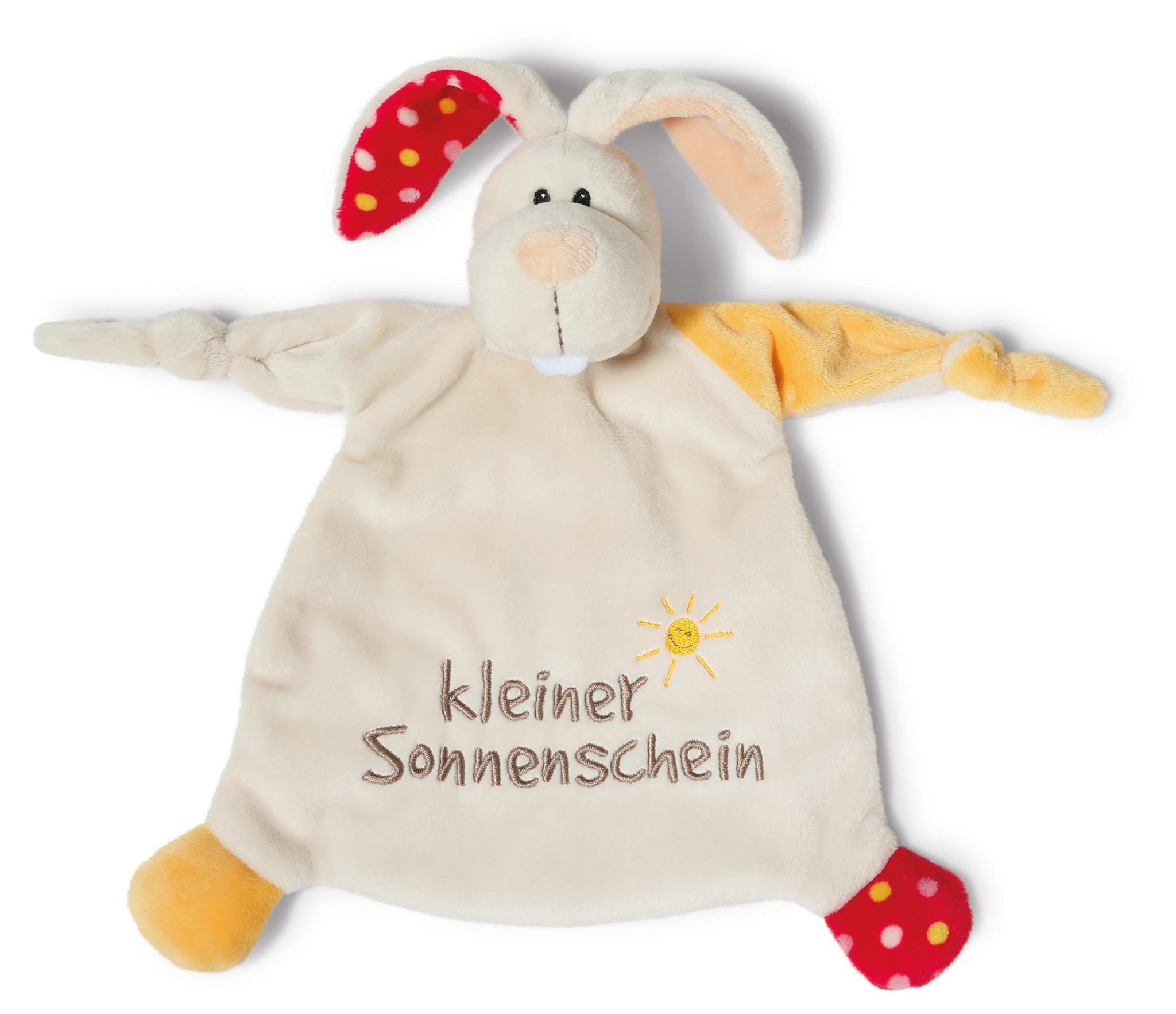 NICI Schmusetuch Hase"kleiner Sonnenschein"25x25cm 40043
