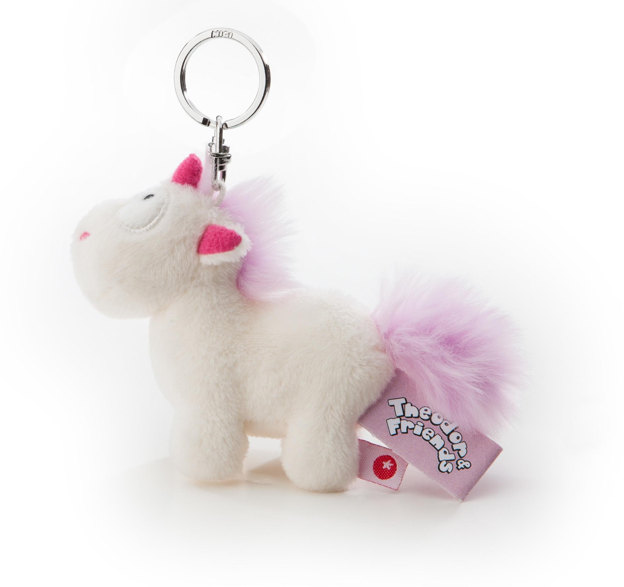 Produktbild NICI Schlüsselanhänger Einhorn weiß/Pink Theodor&Friends 10cm 2 von 3