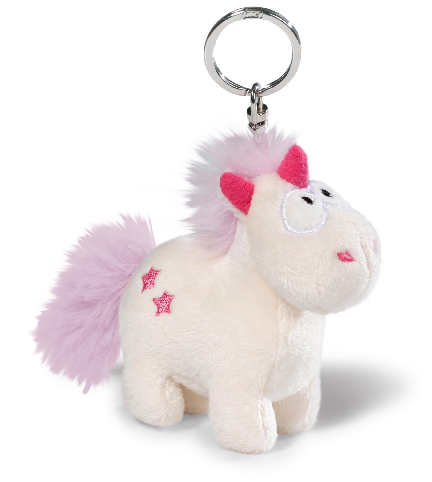 NICI Schlüsselanhänger Einhorn weiß/Pink Theodor&Friends 10cm