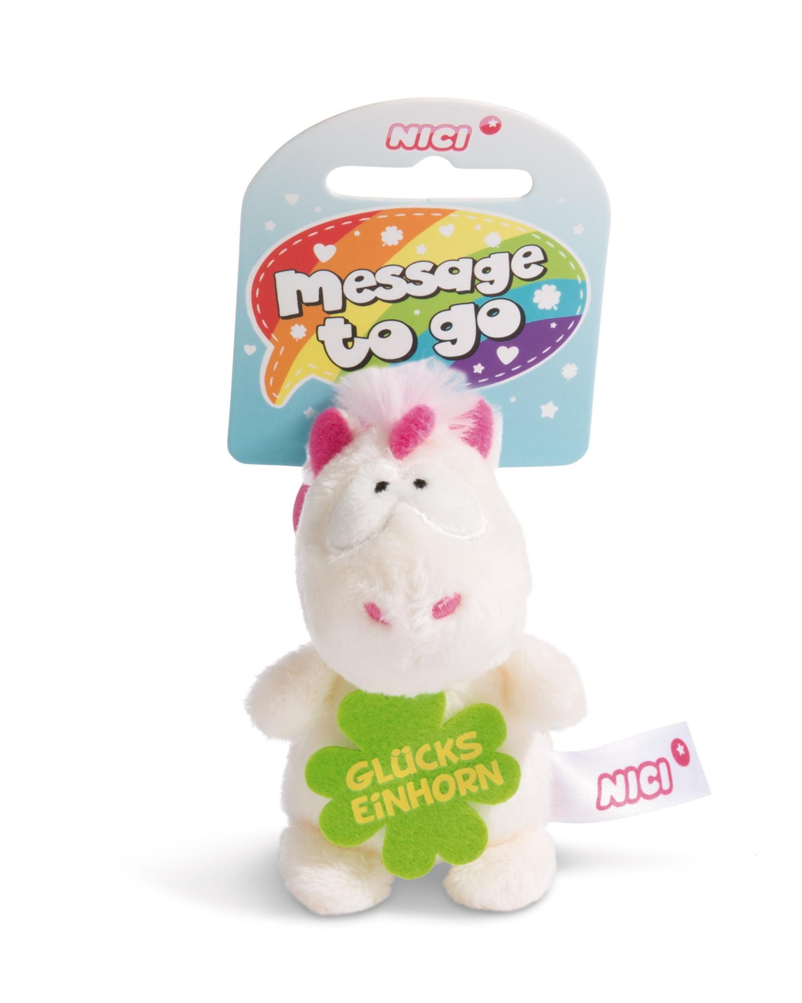 NICI Einhorn Theodor GLÜCKSEINHORN 8cm mit Loop