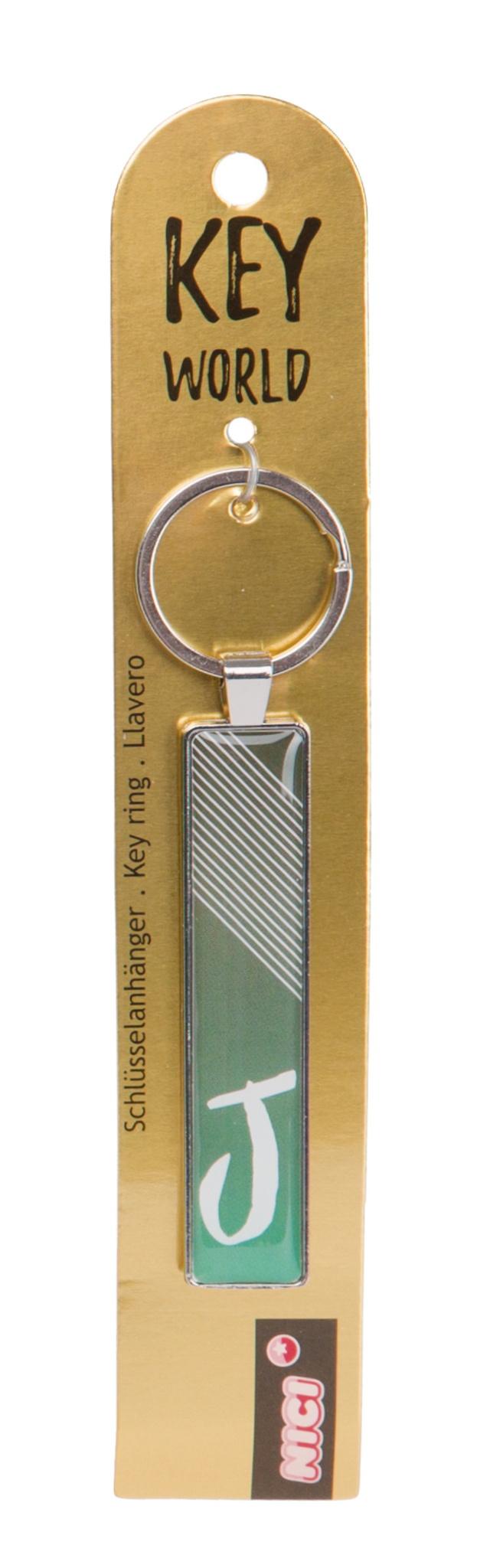 NICI Schlüsselanhänger metall"J"