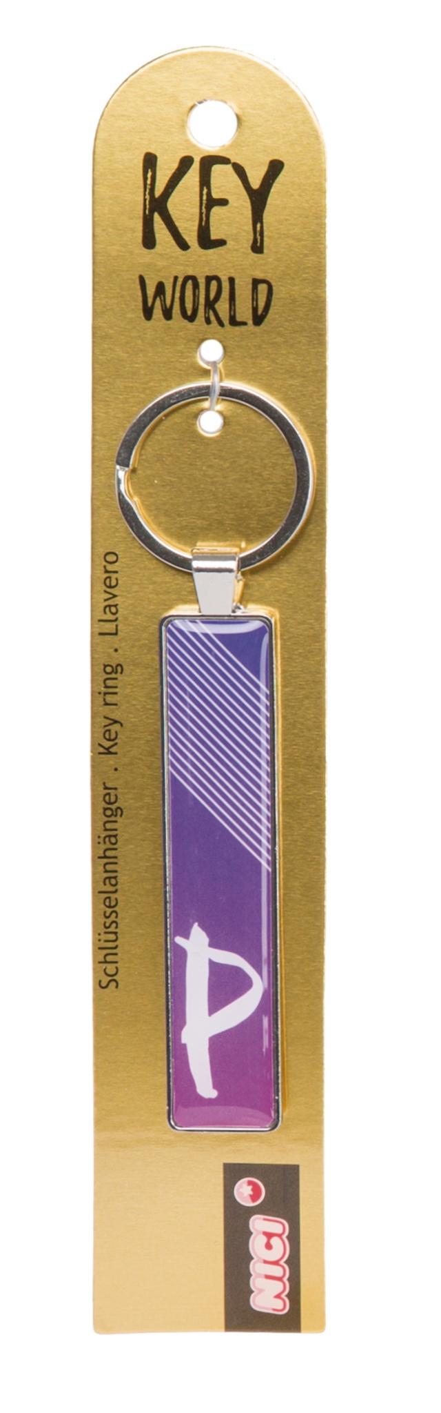 NICI Schlüsselanhänger metall"P"