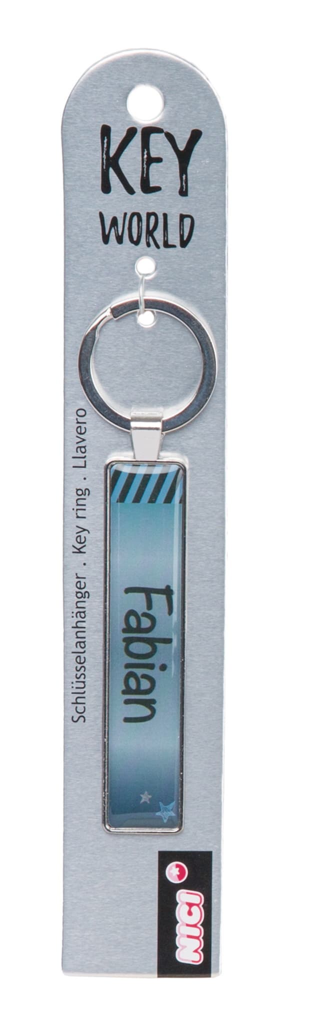 NICI Schlüsselanhänger metall"Fabian"