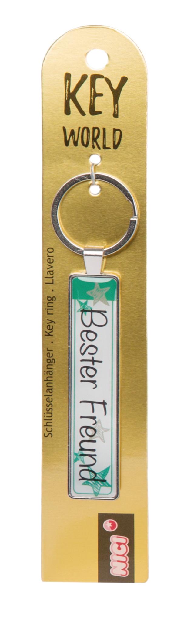 NICI Schlüsselanhänger metall"Bester Freund"
