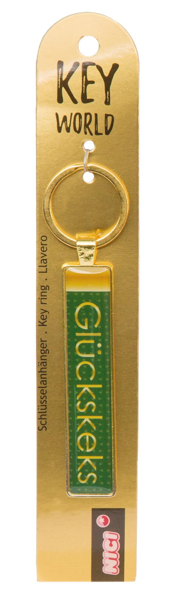 NICI Schlüsselanhänger metall"Glückskeks"