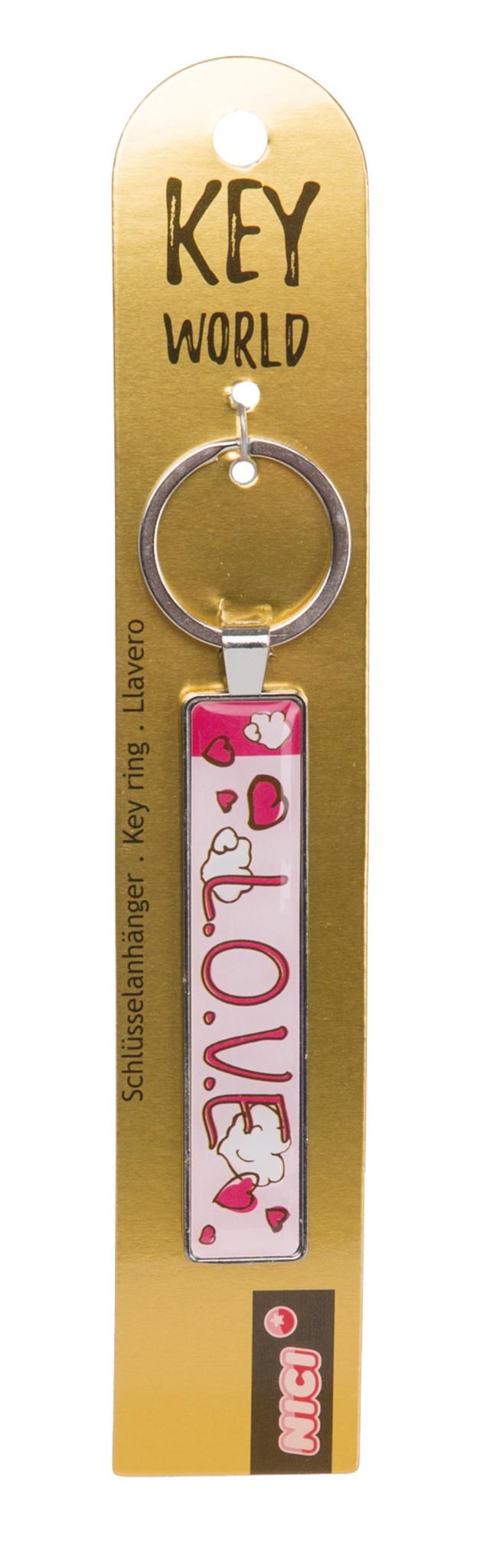 NICI Schlüsselanhänger metall"L.O.V.E."