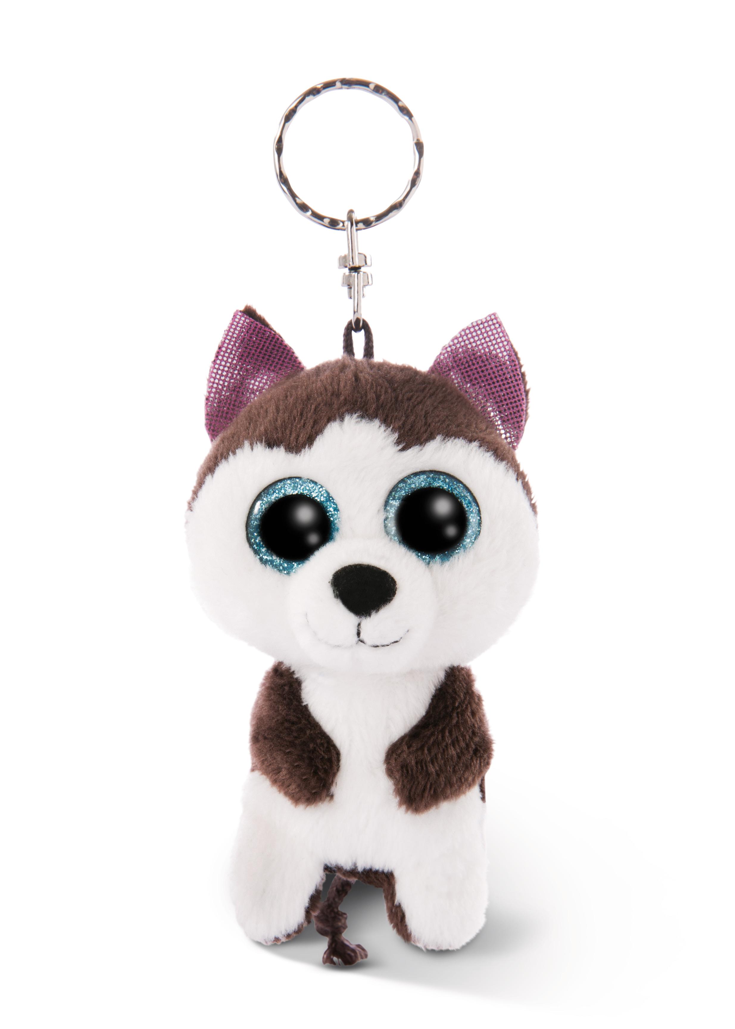 NICI Glubschis Schlenker Husky Barkley 9cm Bean Bag Schlüsselanhänger