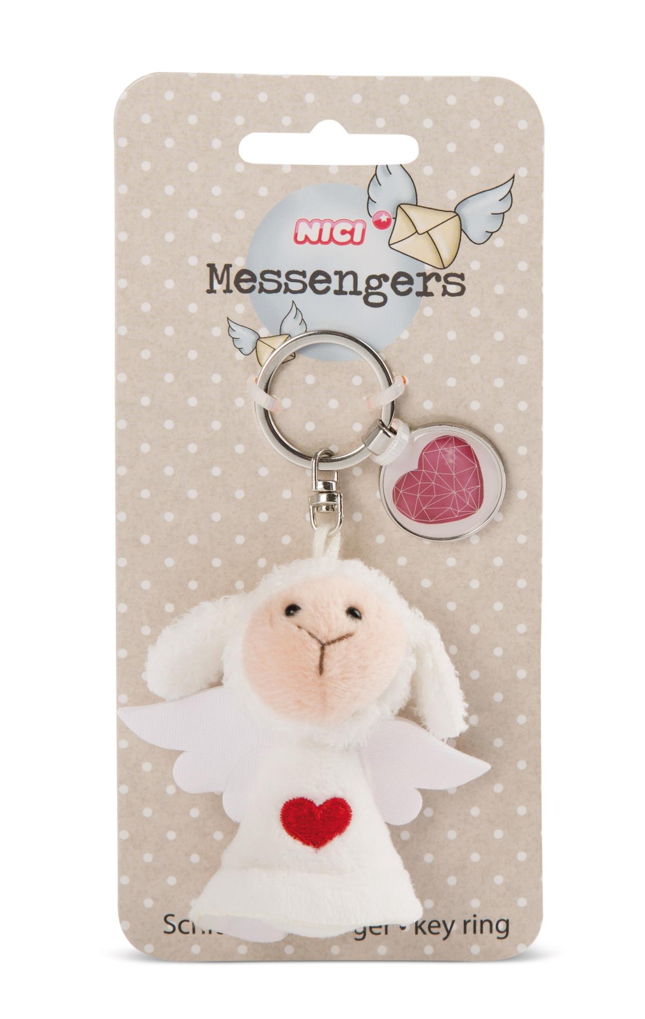 NICI Schlüsselanhänger Engel mit Herz 7cm